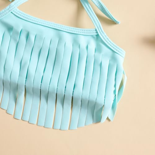 Image of Baby Bucket Girls Stylish Two-Piece Swimsuit| Baby Girl Bikini Swimsuit with Headband