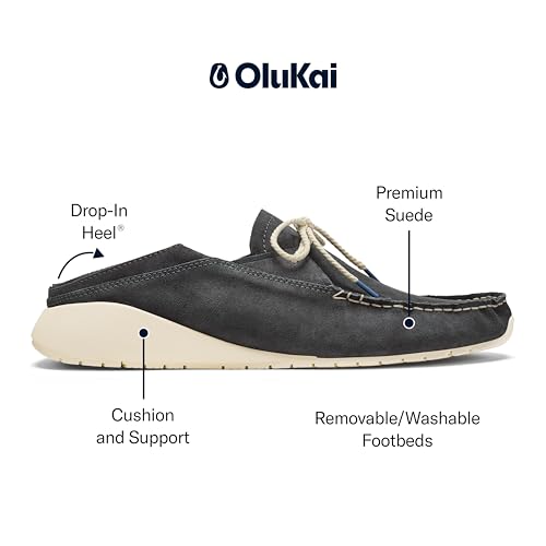 OLUKAI Ka'a Driver Men's Loafers, Italian Suede Shoes, Premium Material & Contemporary Look, Comfortable Fit & All-Day Support4