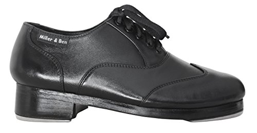 Miller & Ben Tap Shoes, Jazz-Tap Master, All Black Professional Tap Shoes4