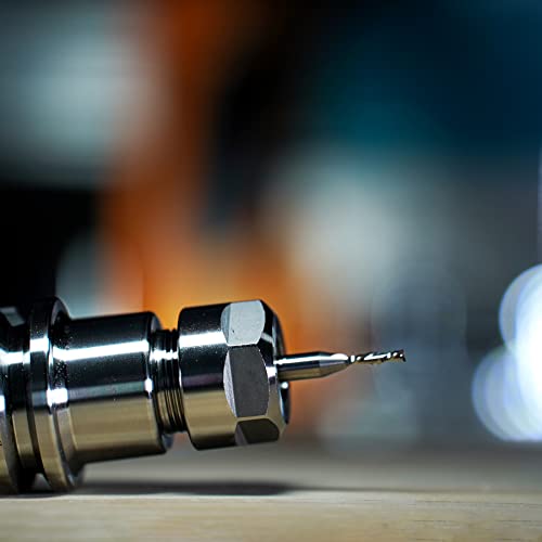 Spetool Spiral Router Bits With Downcut 1/8 Inch Cutting Diameter, 1/4 Inch Shank Cnc Bits Solid Carbide End Mill For Wood Cut, Carving #TOP4