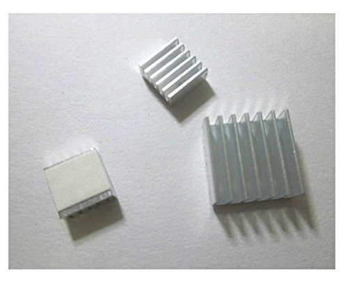 Generic One Set of 3pcs Adhesive Aluminum Heatsink Kit for Raspberry PI