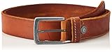 35 mm breit camel active Herren 9B10 Gürtel, Braun (Cognac 21), 90 cm (Herstellergröße: M)