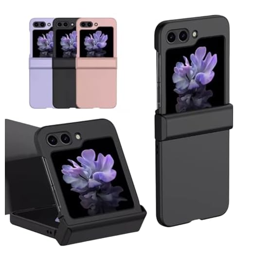 Capa Protetora Premium para Samsung Galaxy Z Flip 6, Proteção Total, Disponível em Preto, Rosa e Lilás (lilás)