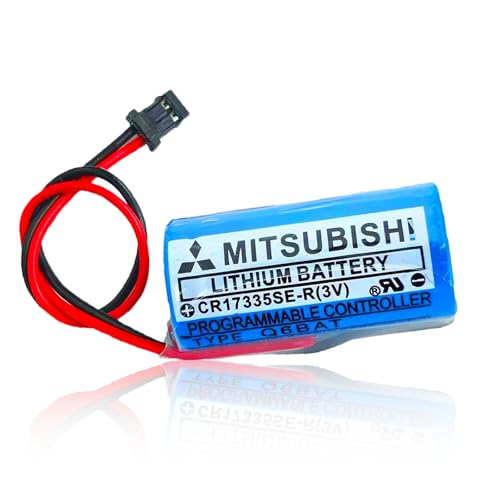 LYXBXNBMM <= Pack of 1 => CR17335SE-R 3V Battery Q6BAT 1800mAh PLC Lithium Battery for Q25PRHCPU Q170HBATC QNS FANUC System