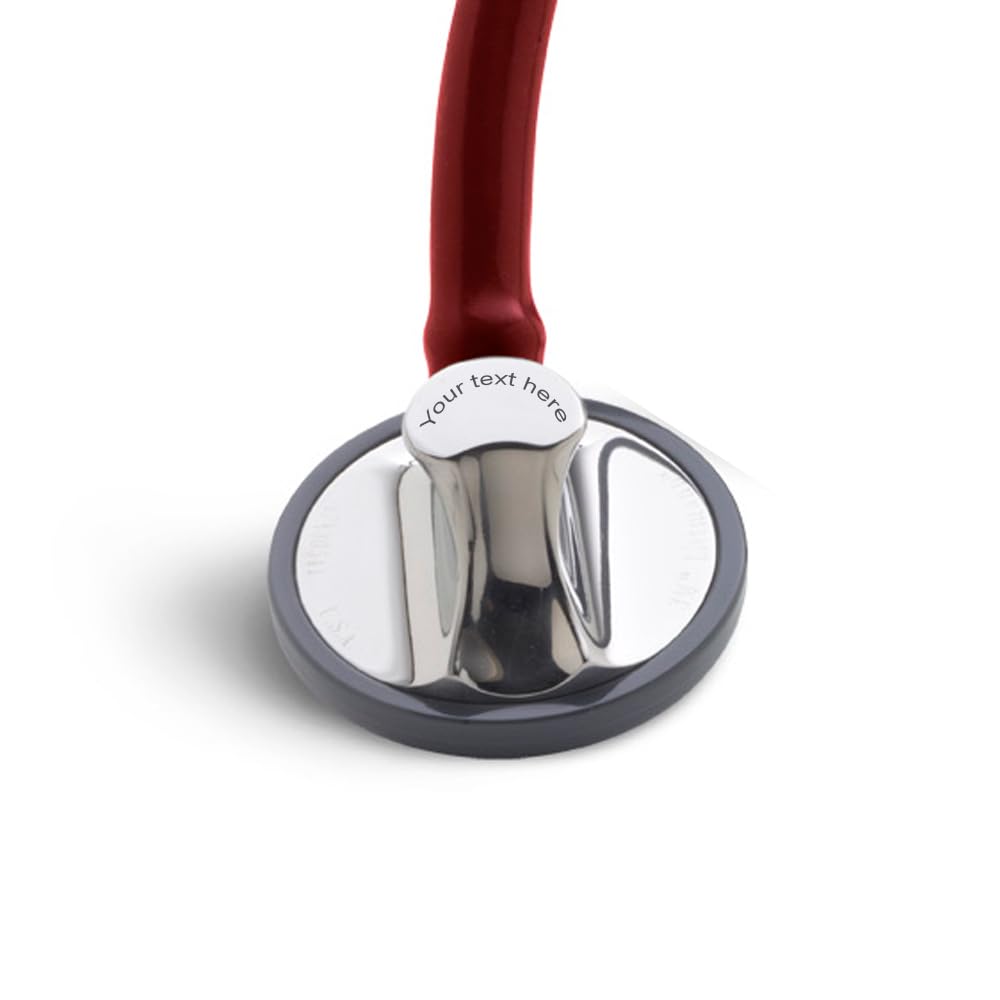 3M Littmann Master Cardiology Estetoscopio con Grabado Gratuito y Linterna Pupilar de Regalo (Burdeos)