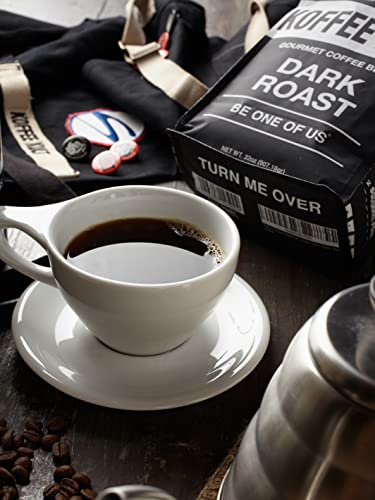 Koffee Kult Dark Roast Whole Bean Coffee - Small Batch Gourmet Aromatic Artisan Blend 100% Arabica Coffee Beans Organically Sourced (Dark Roast, 32Oz) #TOP3