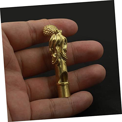 Silbato de cobre diseño pulpo para árbitros y exteriores miniatura 3
