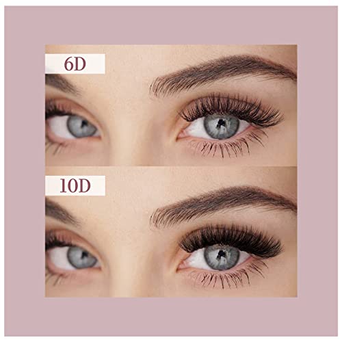 Premade Fans Eyelash Extensions 6D 0.07 D Curl Mix 10-15Mm Premade Volume Fans Eyelash Extensions Pointed Base Middle Stem Premade Lash Fans Promade Fans Eyelash Extensions (6D 0.07 D Mix 10-15) #TOP5