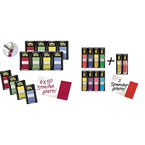 Marque-page étroit Post-it pour organiser vos lectures de cours et dossiers de bureau