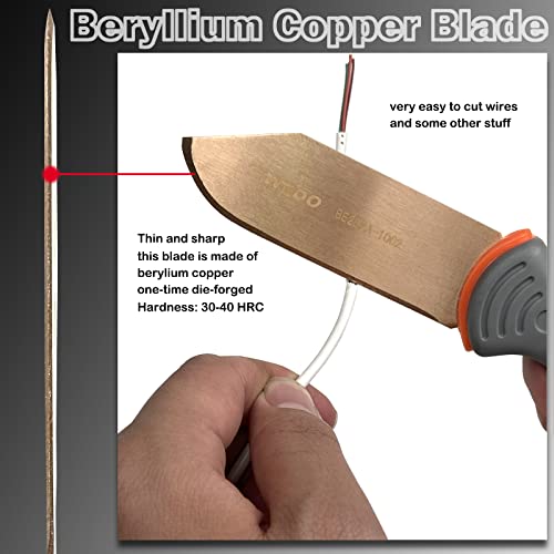Cuchillo de cobre de berilio no magnético de 203 mm para evitar riesgos 4