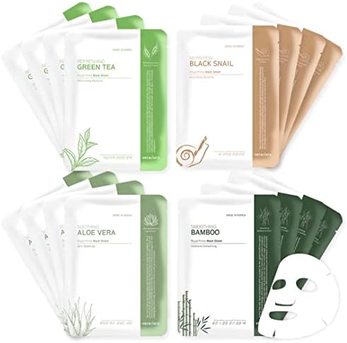 Veraclara] Facial Face Mask | Korean Skin Care Mask (16 PRIME COMBO)
