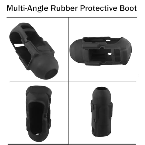 PB900.899-QZ Rubber Boot Cover Protective for DEWALT DCF900, DCF899 DCF900B，DCF900NT，DCF900P1, DCF900P2P 20V Max 1/2 in High Torque Impact Wrench Rubber Protective Boot