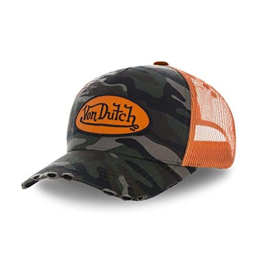 Von Dutch Keps/trucker keps kamouflage justerbar