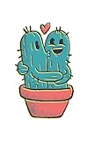  AMOR DE CACTUS: Cuaderno Forrado 120 páginas Tamaño 6 x 9 pulgadas (15, 24 x 22, 86 cm) Cuaderno de besos  Cuaderno de amor