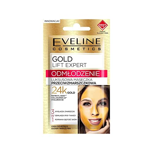 Eveline Cosmetics Gold Lift Expert Rejuvenation Masque Visage Anti-Rides 7 ml Cover