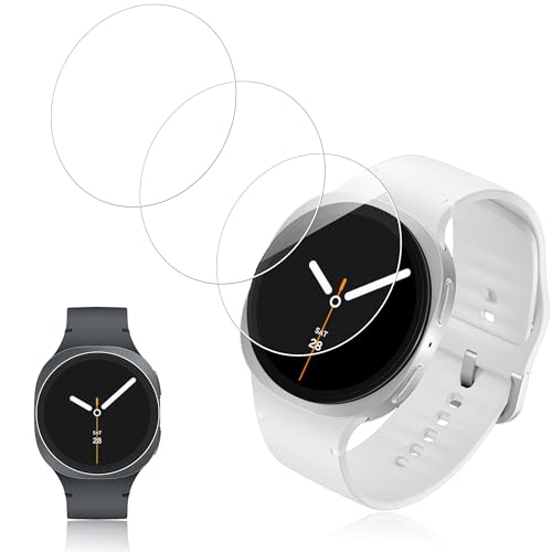 Nutmeg�y3���Z�b�g�zSamsung Galaxy Watch 8 44mm �p �K���X�t�B���� ���{���Ɏq�� �M�����N�V�[�E�H�b�`8 44mm �t�C���� �ی�t�B���� 9H�d�x �����ߗ� �����^ �S�ʕی� �ϏՌ� �����x�^�b�` ��U�h�~ �����z�� �C
