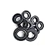 Price comparison product image TC-28 * 34-62 * 4/5/6/7/8/9/10/12 NBR Shaft Oil Seal Double Lip Spring Rotary Sealing Accessories, 28x51x10mm 2Pcs