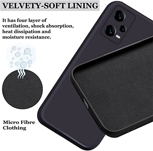 Image of A rtistque Back Cover Case for Mi Redmi Note 12 5G / Poco X5 with Camera Protection | Shockproof TPU|Stylish Protective Design|Slim Fit|Ultra Matte| Redmi Note 12 5G / Poco X5 5G Back Cover - Black