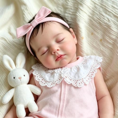 Zero Pam Reborn Baby Dolls Silicone Full Body Boy, 20 Inch Realistic Baby Boy Doll, Smiling Reborn Dolls, Real Babies Feeling, Anatomically Correct Doll with Accessories (Country) by Zero Pam - Used condition - Image 5