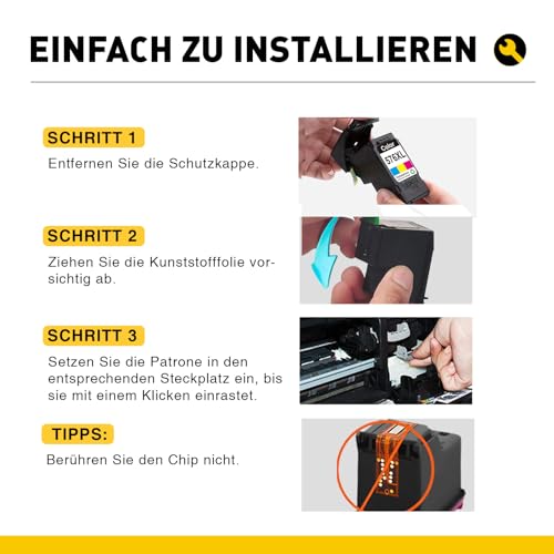DOREINK 575XL 576XL Druckerpatronen PG-575XL CL-576XL Kompatible für Canon 575 XL 576 XL Schwarz und Farbe für Canon PIXMA TR4755i TS3750i TR4756i TS3550i TS3551i TS3751i TS3752i TR4750i TR4751i