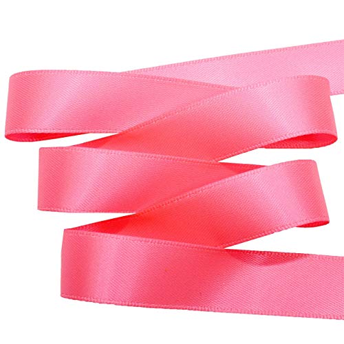Image of Morex Ribbon 08816 /50-159 Double Face Satin Ribbon, 3 /8 inchx 50 Yd, Passion Fruit