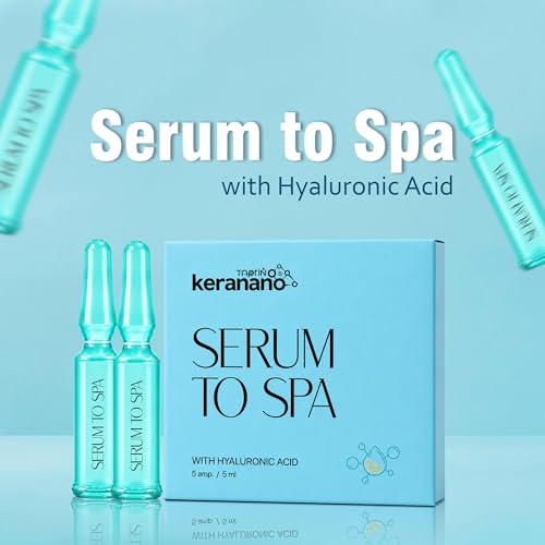 Image of keranano Serum To Hair Spa Ampoule for Instant Soft, Shiny & Smooth Hair | Deep Nourishing Hair Treatment for Dry, Frizzy & Damaged Hair | Water Activated Hair Spa Mask (5x25ml)