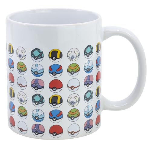 Stor TAZA CERAMICA SB 325 ML EN CAJA POKEMON ALL POKEBALLS EVER DNLS