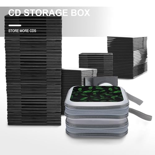 Étui de rangement CD/DVD 40 compartiments plastique pour voiture maison voyage - 6