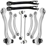 Rockplanet Rear Suspension Control Arm Kit Compatible with Mercedes Benz C250 ZC300 C350 C63 CLS400 CLS550 E250 E350 E400 E550 Rear Upper and Lower Control Arm, Sway Bar Link