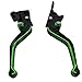 FXCNC Racing Short Billet Adjustable Motorcycle Double Colors Brake Clutch Lever set Pair fit for KAWASAKI VERSYS 1000 15-18,VERSYS (650cc) 15-18,NINJA 650R/ER-6F Z650 Z900 17-18