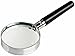 Handheld Magnifier Reading Magnifier 5X Magnification Ã˜ 75 mm Shatterproof Lens Hand Magnifier