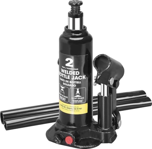 Image of Torin 2 Ton (4,000 LBs) Capacity Hydraulic Welded Bottle Jack, AT90203BB, Black (Pack of 6)