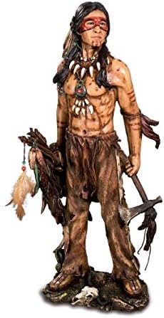 Large Realistic Effect Indian Holding Tomahawk 50 cm