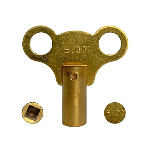 Radiator Bleed Key - 9 Sizes to Choose from - 5mm / 5 mm (Tolerance 4.90-5.10mm)