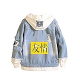 COSABZ Anime BANANA FISH Demin Jacket Long Sleeve Jeans Hoodies Harajuku Boys Sweatshirt 2 (Medium)