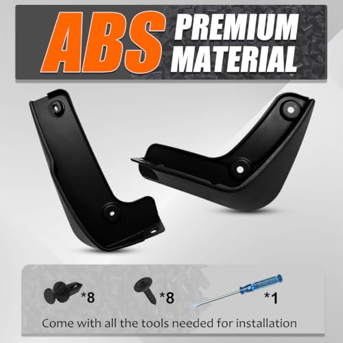 Image of Mud Flaps Splash Guards for 2027 Kia Telluride (Only X-Line /X-Pro), Durable ABS Mud Guards, Protects Against Mud, Rocks, and Debris, 2027 Kia Telluride Accessories (4PCS)