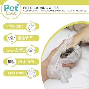 Pet Faves Dog Wipes for Cleaning and Deodorizing | Hypoallergenic Grooming Wipes for Paws and Butt, Clean Face & Body Between Baths, Plant Based Natural Pet Wipes for Dogs and Puppy (400 Count) Pet Faves Dog Wipes for Cleaning and Deodorizing | Hypoallergenic Grooming Wipes for Paws and Butt, Clean Face & Body Between Baths, Plant Based Natural Pet Wipes for Dogs and Puppy (400 Count)