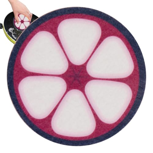 Penlimly Esponja para Lavar Platos - Estropajos para Platos,Bayetas De Limpieza con Forma De Fruta para Utensilios De Cocina Baño Parrillas Sartenes Azulejos Bañeras Ollas