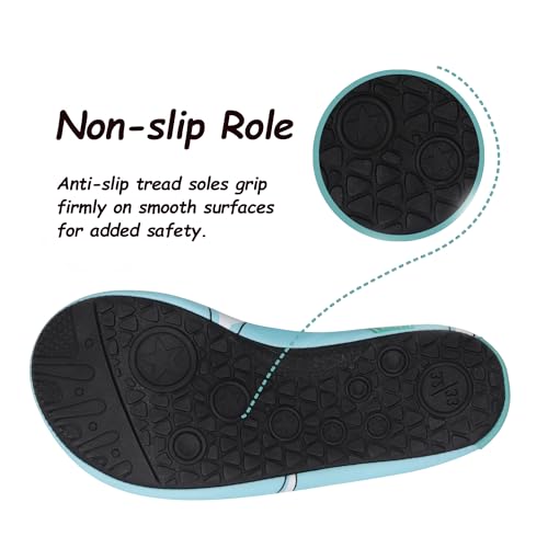 Water Shoes for Kids,Swim Shoes Boys Color Changing Cartoon,Girls Beach Shoes,Toddler Aqua Socks Zapato de Agua para Niños4