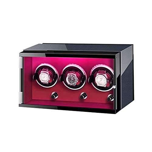 Cargador de relojes automático silencioso con batería y adaptador de CA para hombre y mujer