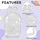 Silkwish Schutzhülle Anhänger Bag Charm für Vinyl Plush Toy Doll, Transparente Protective PVC-Tasche für Vinyl Plush Toy, Ausstellung Schützen Sie Ihre Puppe, Modern und Langlebig (Have a Seat)