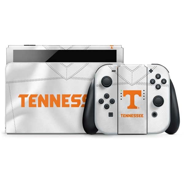Skinit Decal Gaming Skin Compatible with Nintendo Switch OLED (2021) - Officially Licensed University of Tennessee White Jersey Design