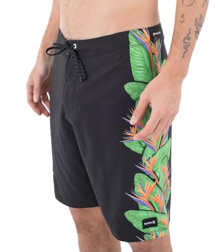 Bañador Hurley Phantom-Eco negro W34 para evitar rozaduras al caminar