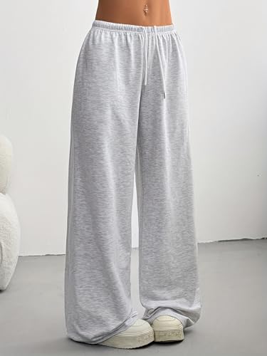 Image of dockstreet Straight Wide fit Long Length Open Bottom Jogger for Women /Trending Multi Pocket Style, Relaxed Casual Pants for Women