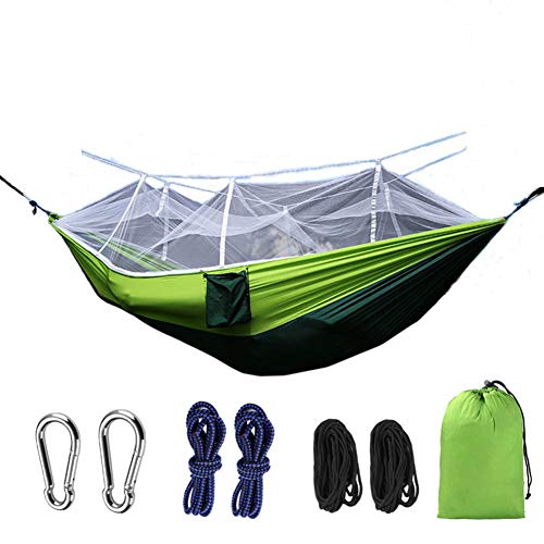 Hamac de camping avec moustiquaire pour dormir sans insectes en bivouac