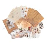 Autocollants floraux : le papier des pages décoratives est résistant et peut être coupé et plié selon vos besoins.