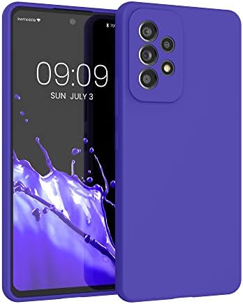 kwmobile TPU Silicone Case Compatible with Samsung Galaxy A53 5G - Case Slim Phone Cover with Soft Finish - Radiant Yellow
