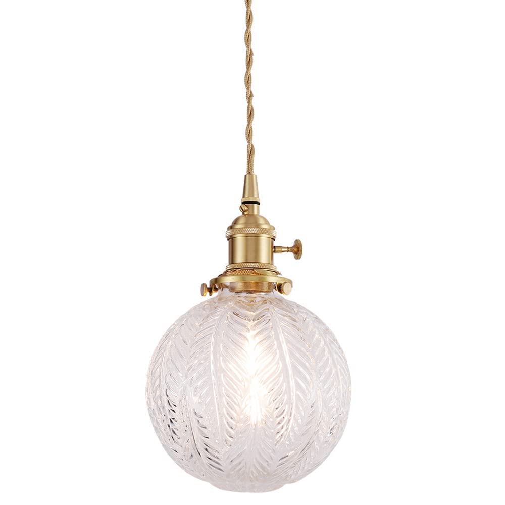 Suspension en verre transparent pour illuminer votre chambre et salon