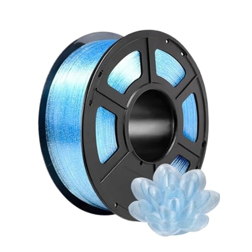 3D Printing Materia Transparent Crystal Sparkle Blue Pla Crystal 3D Printer(Crystal Blue 250g)