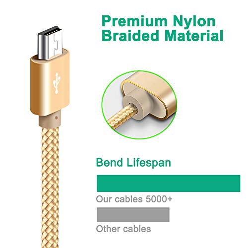10Ft Mini Usb Cable Braided,Siocen Long Type A Male To Mini-B Charger Cord For Gopro Hero 3+,Canon Powershot/Rebel/Eos/Dslr Camera,Ps3 Controller Cord Charging Wire For Garmin Nuvi,Dash Cam,Pdas #TOP3